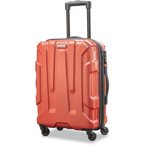 Samsonite Centric 可扩展20寸登机箱 火山橙不撞色款