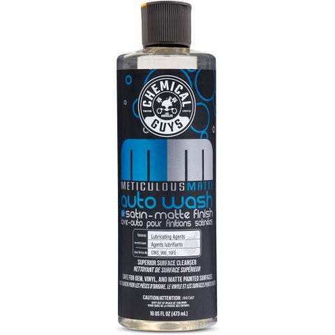 不加蜡不增亮Chemical Guys 哑光车膜洗车液 473ml