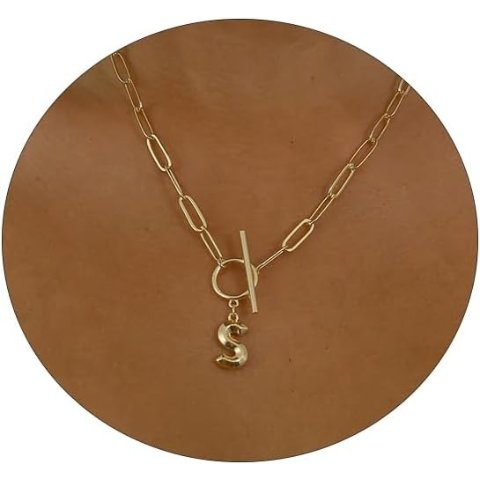 Dainty 14K金字母项链 女款