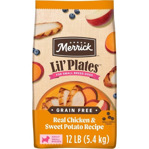 Merrick Lil Plates 鸡肉无谷犬粮 12磅