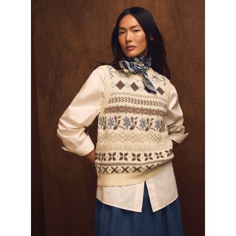 Vero Fair Isle 羊毛背心