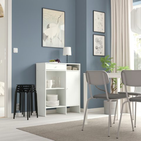 BAGGEBO 白色餐边柜 