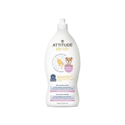 ATTITUDE 低敏奶瓶清洁剂 23.6 Fluid Ounce