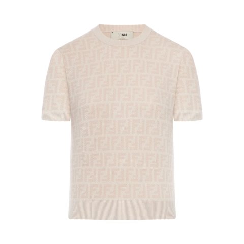 FendiFendi FF羊毛丝绒毛衣