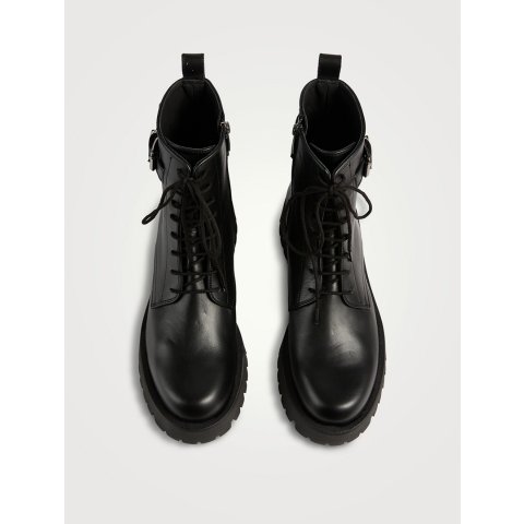 Goldy 皮革战斗靴