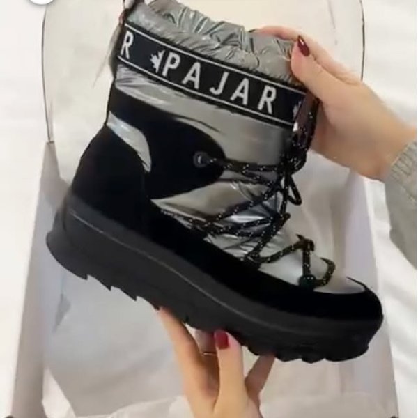 Galaxy Mini 皮革尼龙短靴