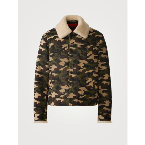 Nash 迷彩羊毛领夹克