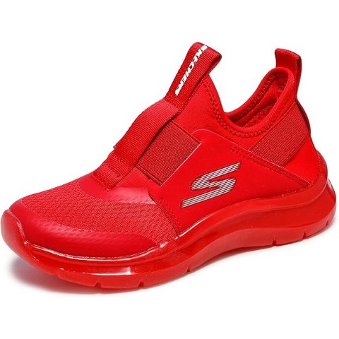 官网$60 现在太香啦Skechers Skech Fast 男童运动鞋