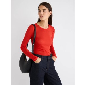 蹲补 1.4折！个位数还含羊毛！羊毛混纺打底衫