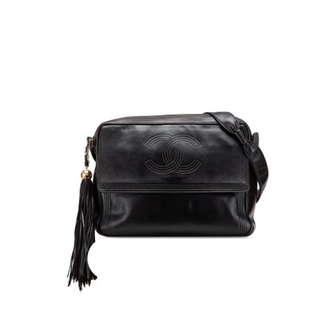 Chanel 经典款羊皮单肩包 流苏