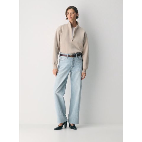 Denim Forum 90s低腰翻边牛仔裤