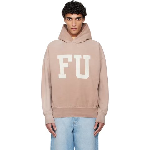 Educate 粉色帽衫