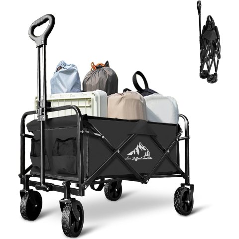 SAILARY 重型可折叠沙滩拖车 220磅承重