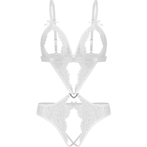 Avidlove 蕾丝连体V领内衣