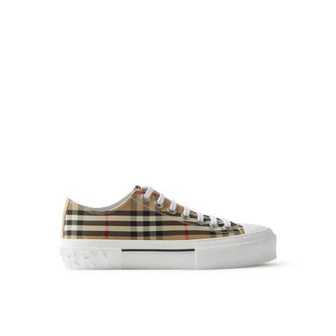 BurberryChecked 棉质休闲鞋