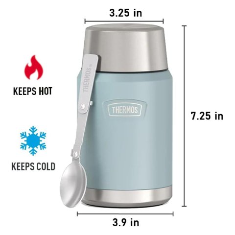 THERMOS ICON 系列 24 盎司不锈钢真空保温食品罐