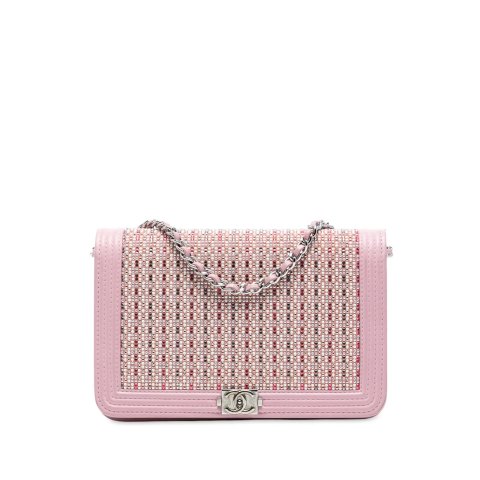 Boy 小牛皮水晶链包