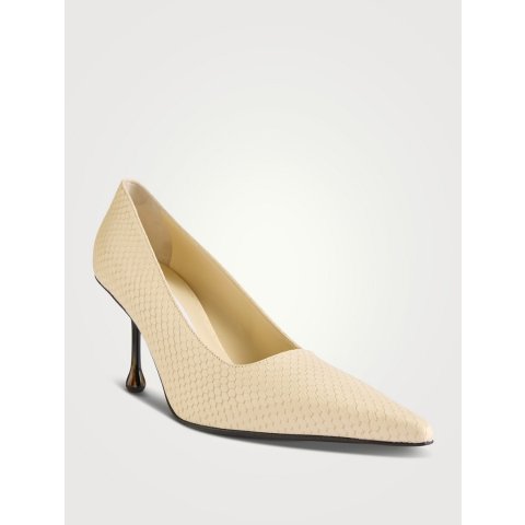 Ixia 蛇纹压花皮革高跟鞋