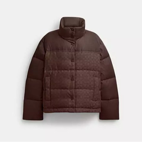 Signature 羽绒夹克 黑色