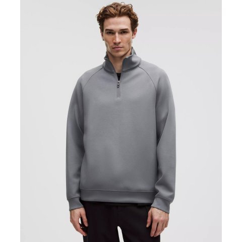 Smooth Spacer 四分拉链卫衣