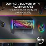 史低价：Razer BlackWidow V4 75% 机械键盘