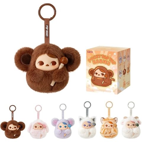 POP MART哇！能出声的小木鱼PUCKY 盲盒摆件 单盒