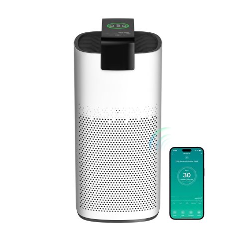 MERONTE 智能空气净化器 大空间适用 激光监测远程控制 超静音