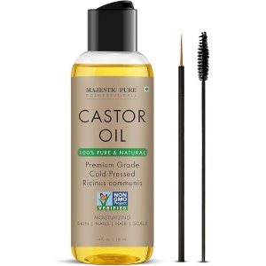 Majestic Pure 冷榨蓖麻油 4盎司