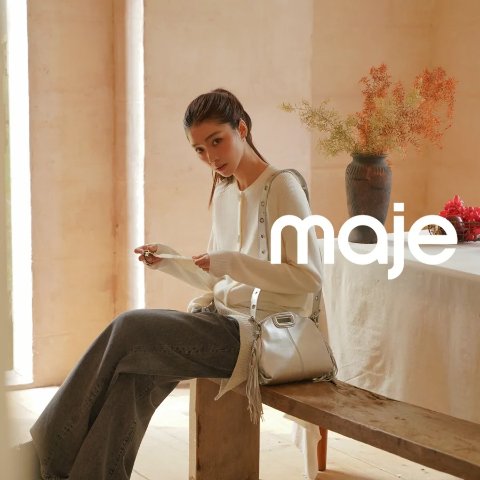 低至5折+额外8折！Maje 年初折上折 | 条纹毛衣$170 秋冬外套大降价