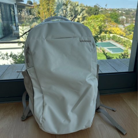 三拉链双肩包 28L 帆布