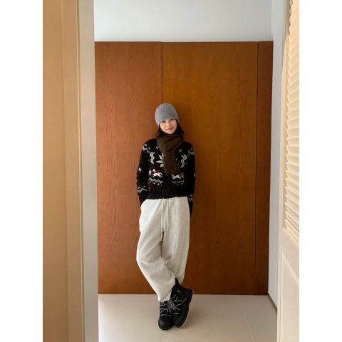 Galaxy 皮革雪地靴