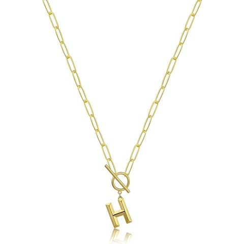 Dainty 14K金字母项链女款