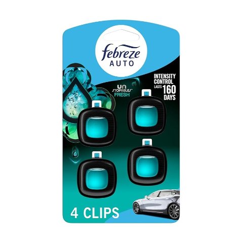 Unstopables 持久清新车载香薰夹 4件套