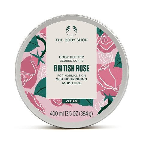 The Body Shop 英伦玫瑰身体乳 400ml