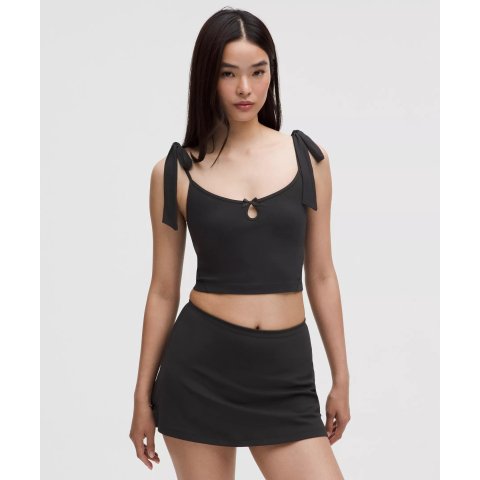 Nulu 蝴蝶结吊带上衣