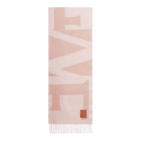 Cashmere 提花标志围巾