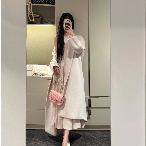 CASHMERE 羊绒大衣 腰带款