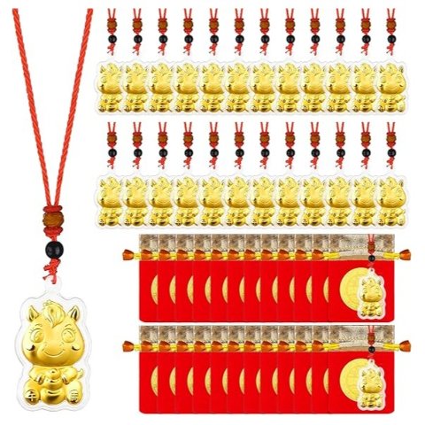 马年生肖项链挂件 24套