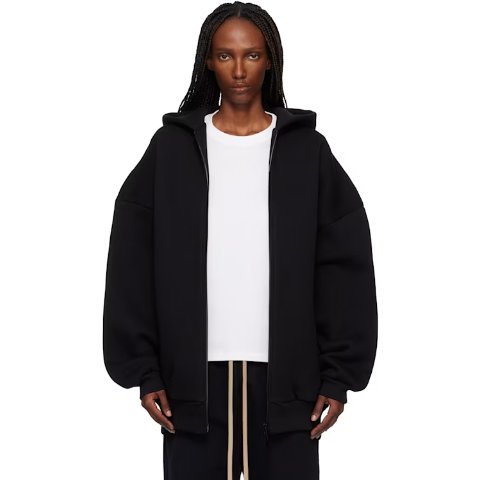 Black Athletics 连帽拉链卫衣