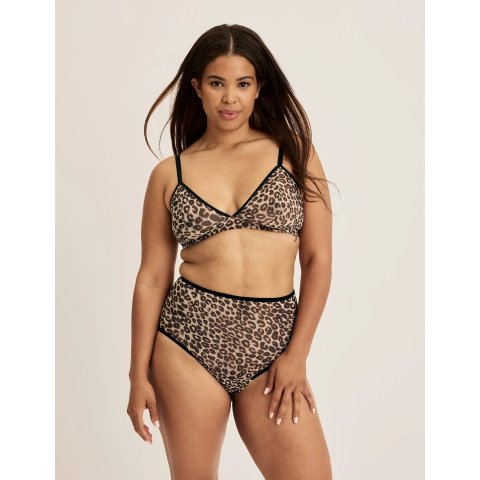 Essential 高腰网眼打底裤