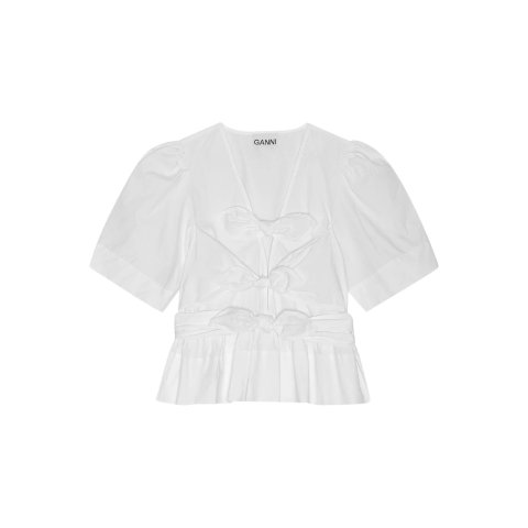 GanniWhite Washed 棉质吊带上衣