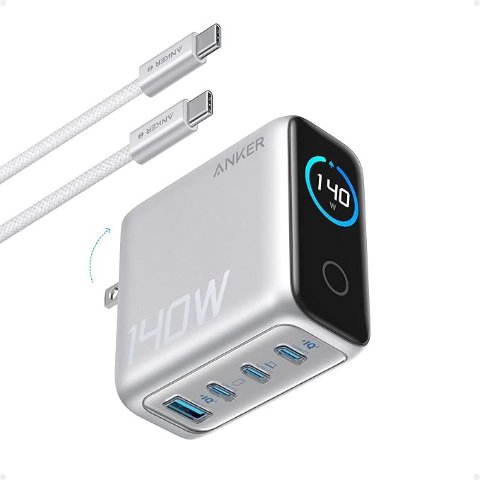 Anker 140W GaN 4口快充充电器