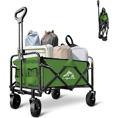 Collapsible 折叠手推车 绿色大容量