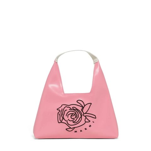 Marni Kids 刺绣花卉托特包