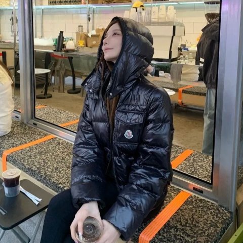 Moncler Enfant Mourillon羽绒衬衫外套