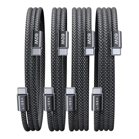 编织Type C快充线 60W 4条装