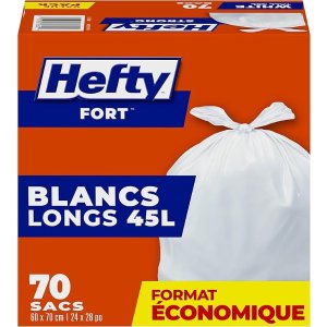 垃圾袋 70只 45升 白色