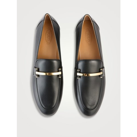 Leather 休闲乐福鞋 黑色