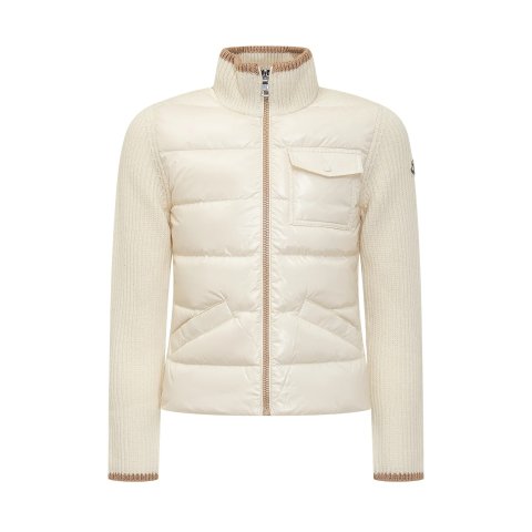 Moncler Enfant 拉链羊毛针织开衫