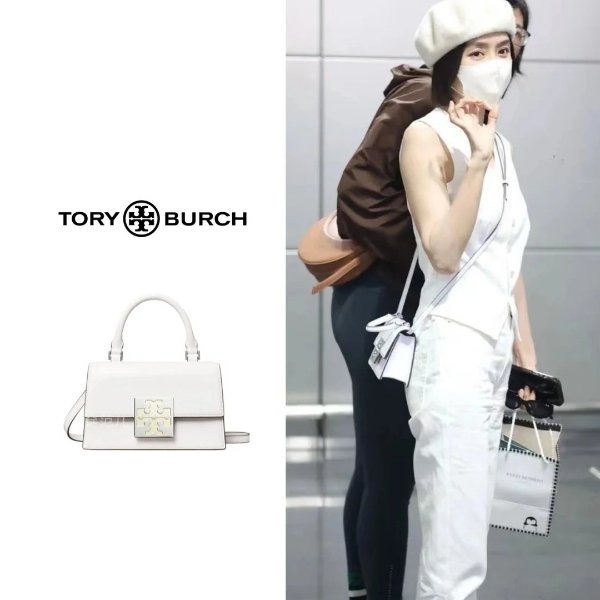 Trend Spazzolato Mini Top-Handle Bag Optic White Satchel